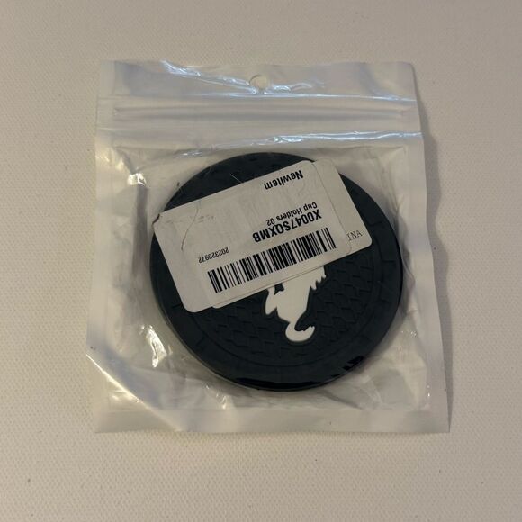 Bronco Car Cup Coasters in Black Set of 2 NWT - Picture 4 of 4